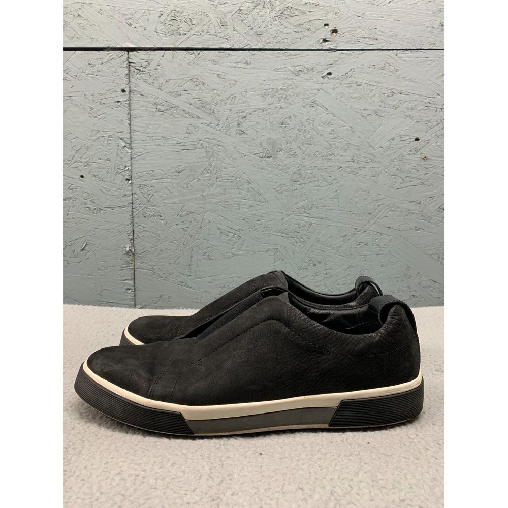 Vince Men's Black Suede Slip-On Sneakers Size 13M EUR 47.5 Casual‎ Low Top - Picture 11 of 15